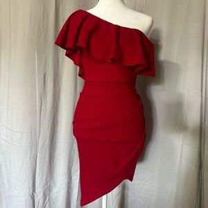 Never worn one shoulder dress